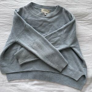 Olive Brand baby blue crew neck boxy sweater - Size S/M